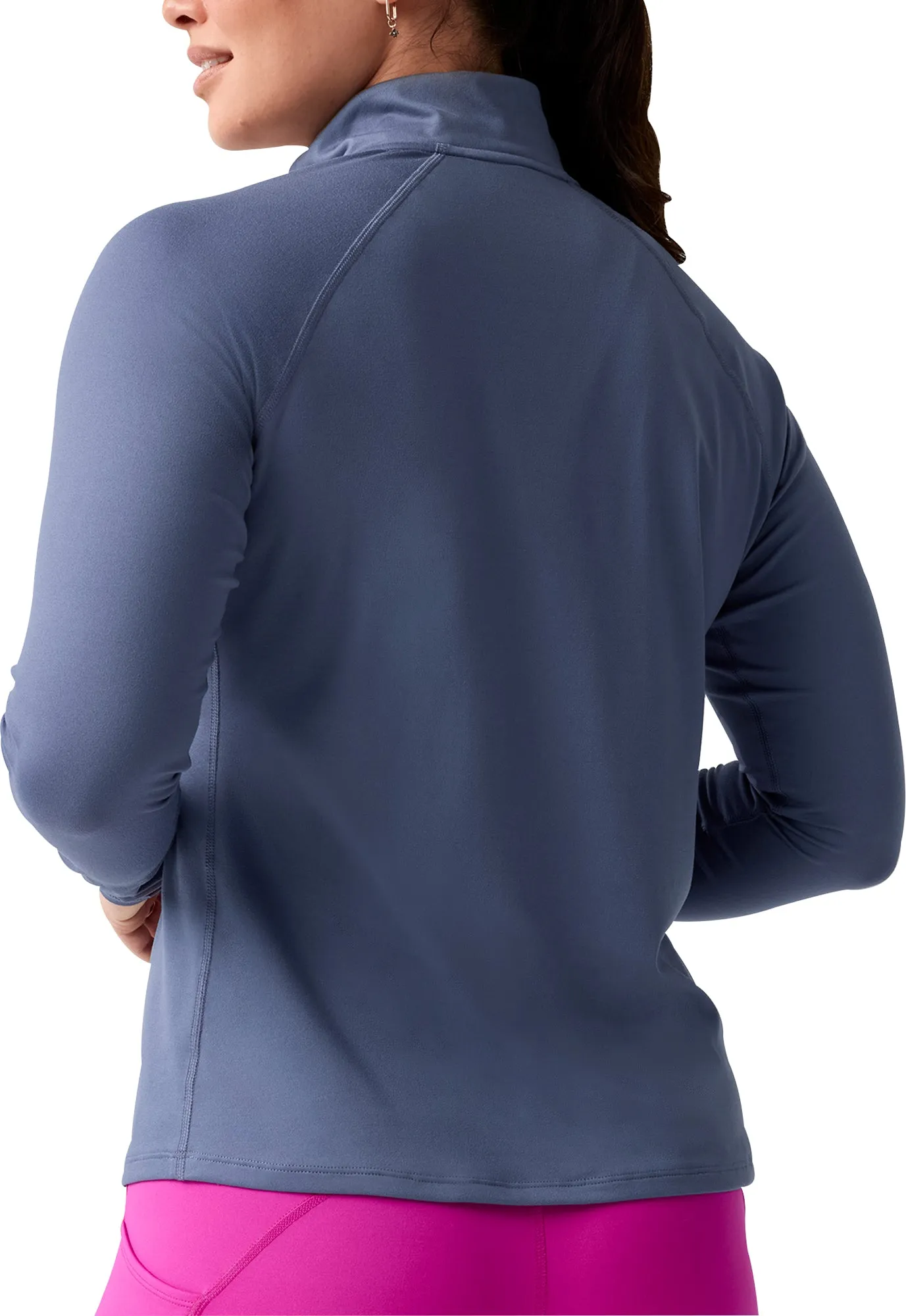 Brooks Dash 3.0 Half Zip Long Sleeve Womens Running Top - Blue Classic Comfort Style Casual Fashion