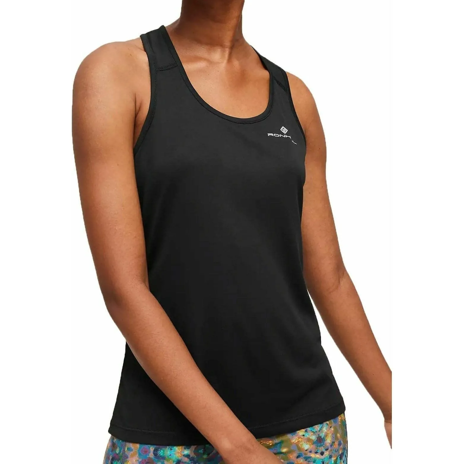 Ronhill Core Womens Running Vest Tank Top - Black Temperature Regulating Fabric Office Wear
