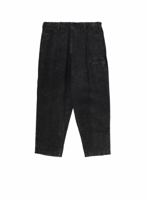 BLEACHING DENIM PANTS WITH SIDE TUCK Soft and Stretchy Anti Pilling Treatment