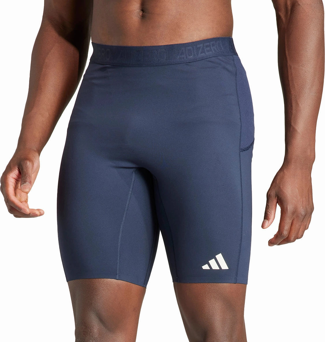 adidas Adizero Mens Short Running Tights - Navy kids