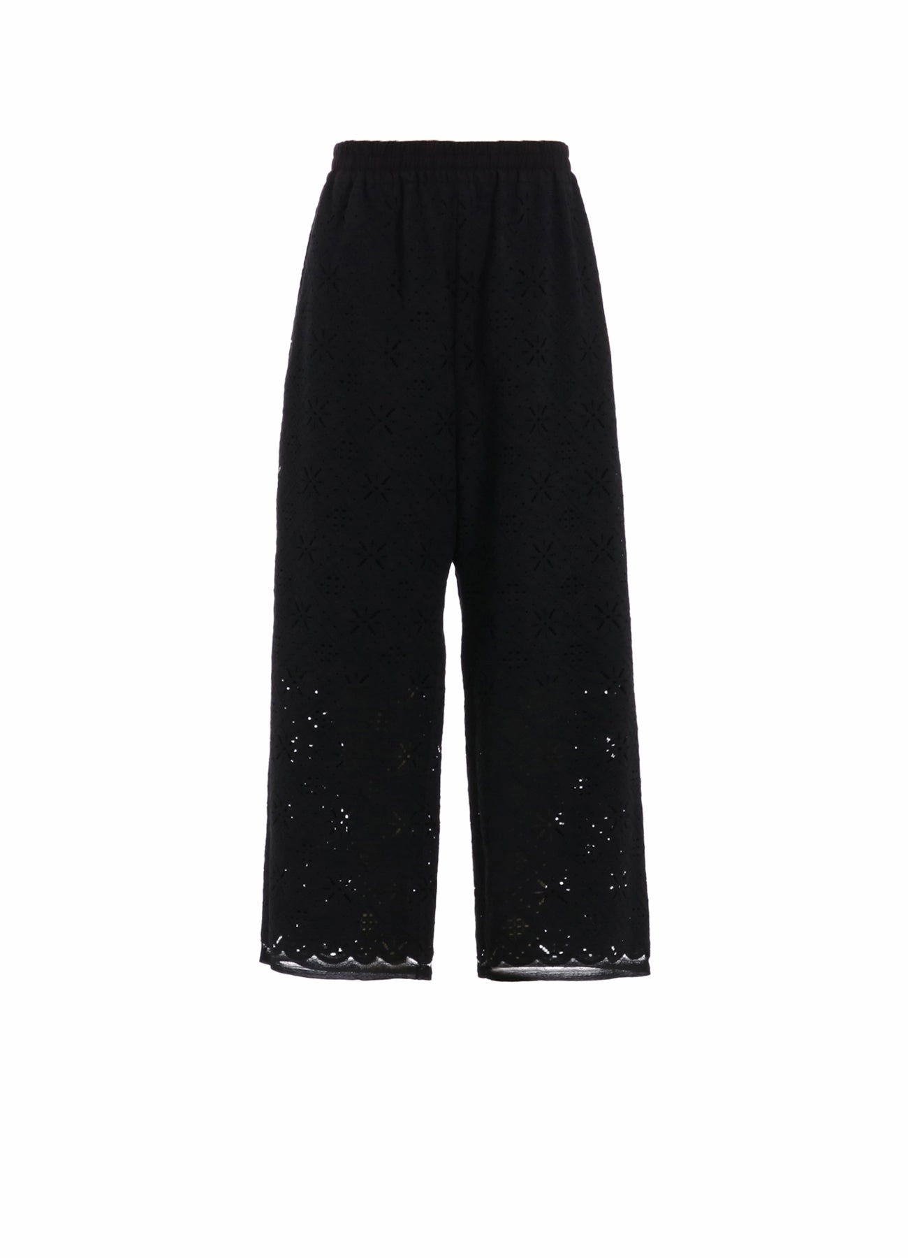 Stable Shape COTTON LACE WASIT ELASTIC PANTS