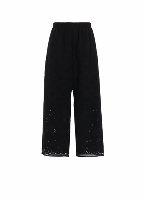 Stable Shape COTTON LACE WASIT ELASTIC PANTS