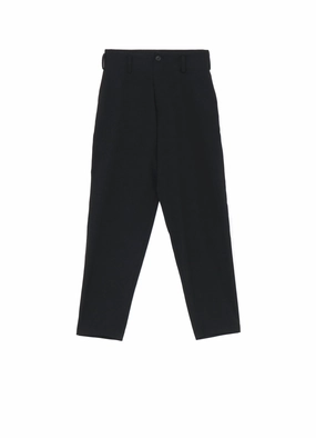 GABARDINE LOW-RISE BASIC PANTS HypoallergenicFabric BreathableFabric