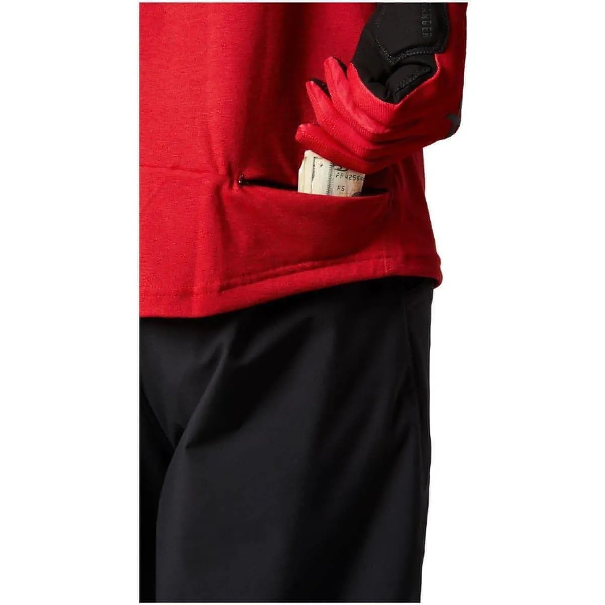 Workout Gear High Quality Printing Fox Ranger PowerDry Short Sleeve Mens Cycling Jersey - Red