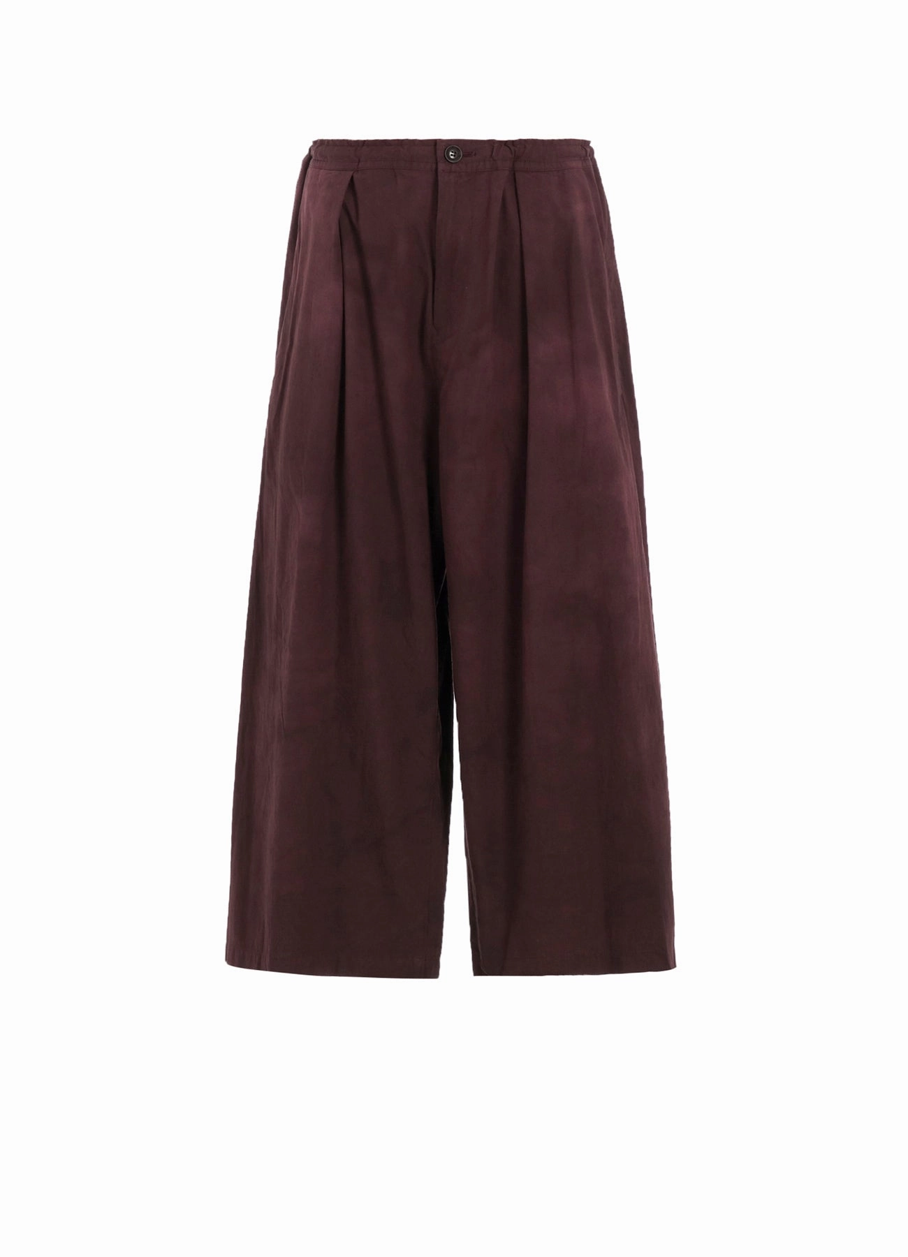 GARMENT-DYED FRONT TUCK WIDE PANTS Flexible Design