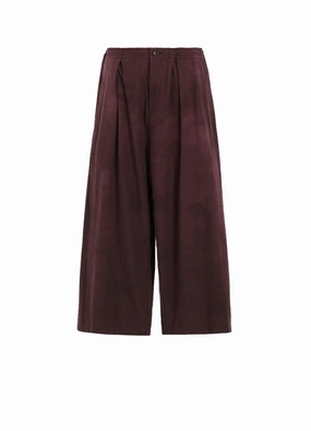 GARMENT-DYED FRONT TUCK WIDE PANTS Flexible Design