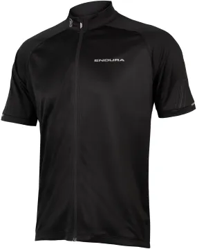 Endura Xtract II Short Sleeve Mens Cycling Jersey - Black loose fitting Moisture Management Fabric