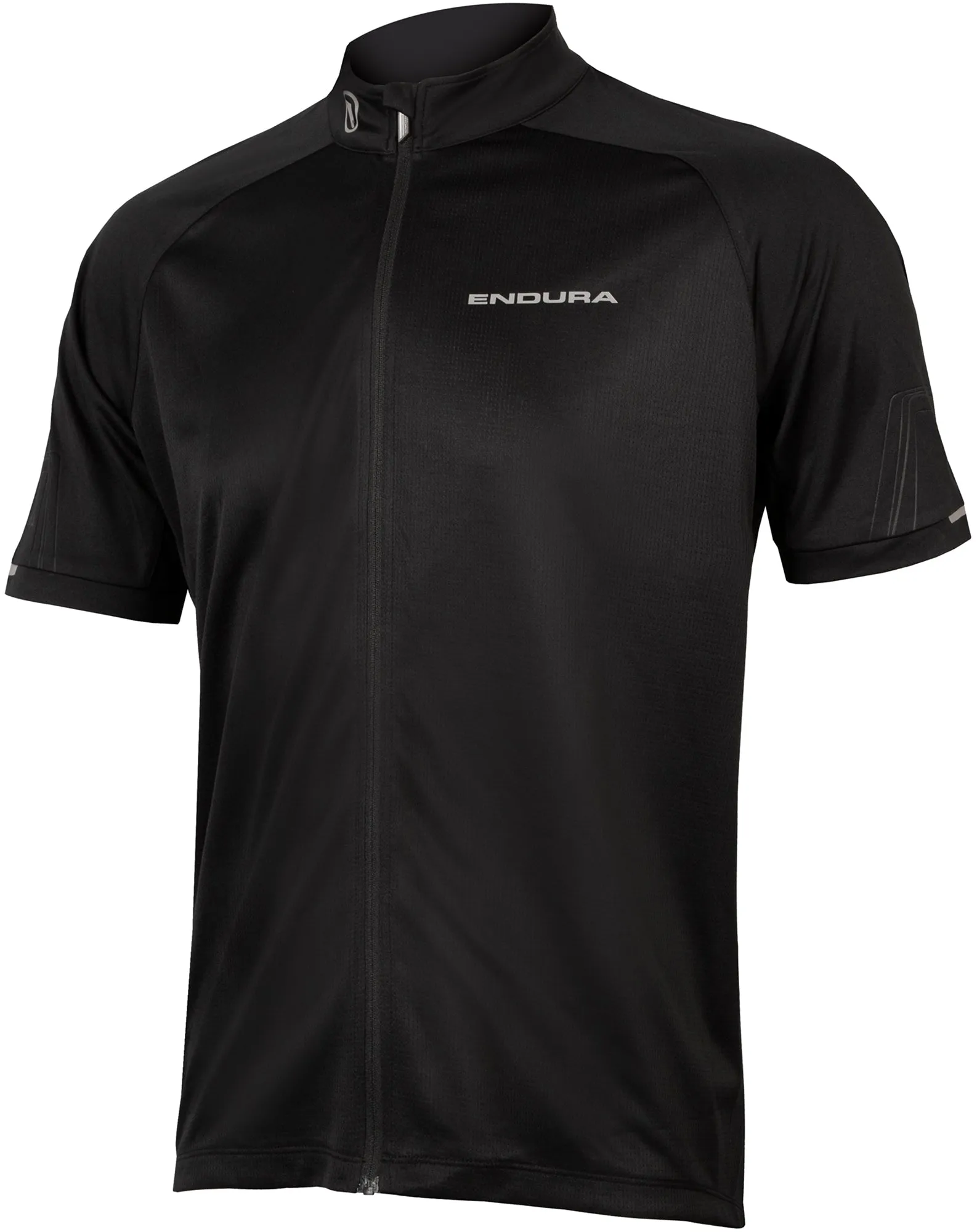 Endura Xtract II Short Sleeve Mens Cycling Jersey - Black Temperature Control Fabric Stretch Fabric Technology