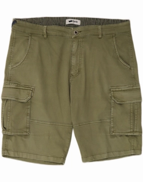 plus-size choice GAS Mens Cargo Shorts 2XL W42 Khaki