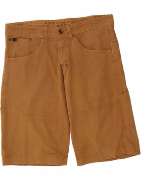 Everyday Style GAS Mens Casual Shorts W36 Large Brown Cotton