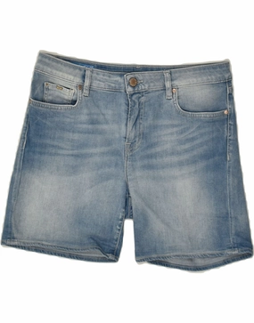 GAS Mens Denim Shorts W29 Small Blue Cotton Quick Absorption Personalized