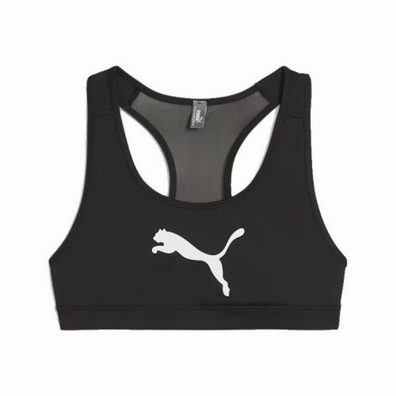 Anti-chafe seams Crisscross Back Support PUMA Mid Impact 4Keeps Womens Training Bra