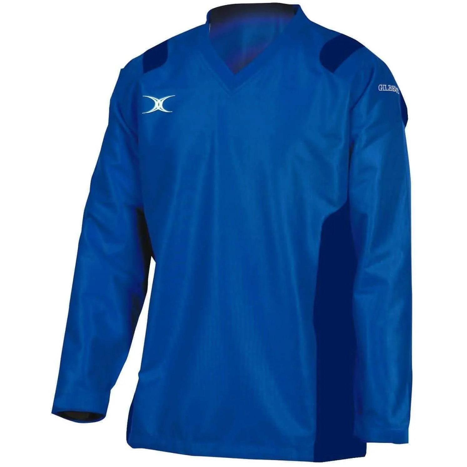 Gilbert Revo Warm Up Mens Training Jacket - Blue Philanthropy