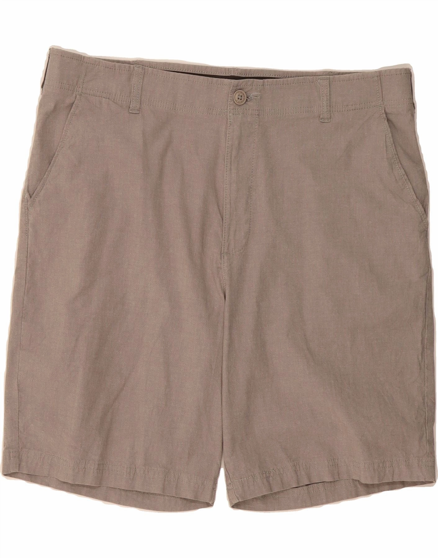LEE Mens Chino Shorts W40 XL Grey Cotton Stretch Tech