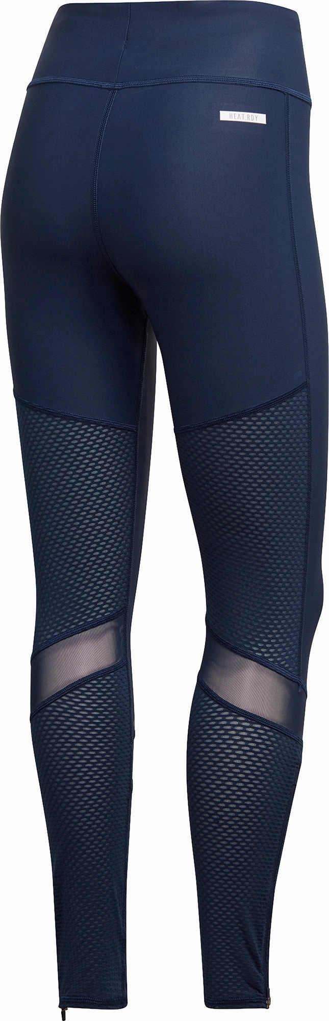 adidas Team GB Womens 7/8 Running Tights - Blue Timeless Design Minimal Fit
