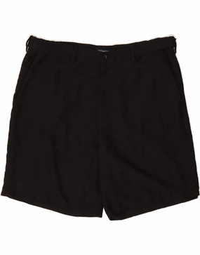 Comfy Feel Unique Pattern CHAPS Mens Chino Shorts W42 2XL Black Polyester