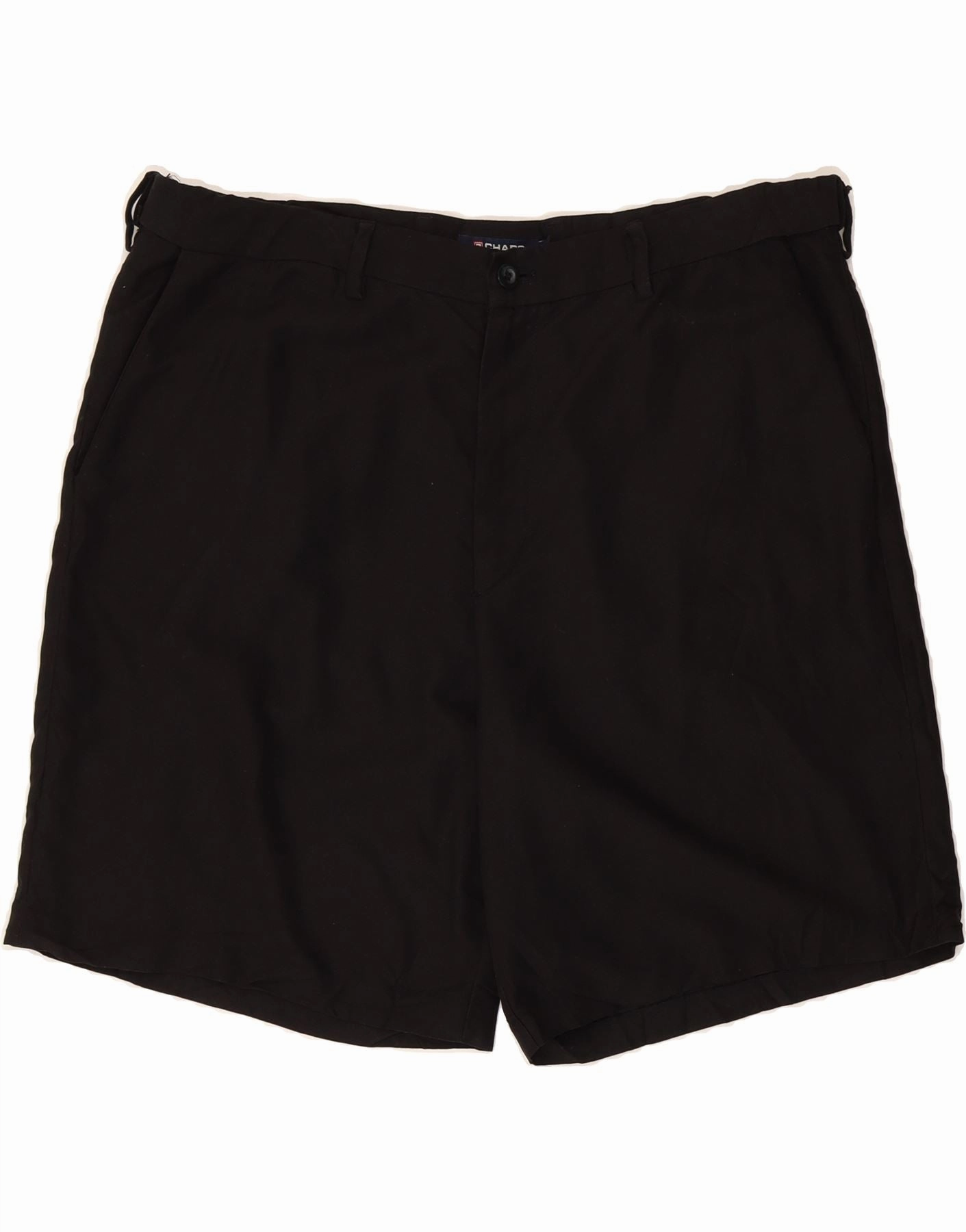 Comfy Feel Unique Pattern CHAPS Mens Chino Shorts W42 2XL Black Polyester
