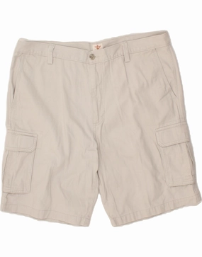 DOCKERS Mens Cargo Shorts W40 XL Grey Cotton Flexible Layer