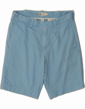 Summer Essential fade - resistant J. CREW Mens Chino Shorts W30 Medium Blue Cotton