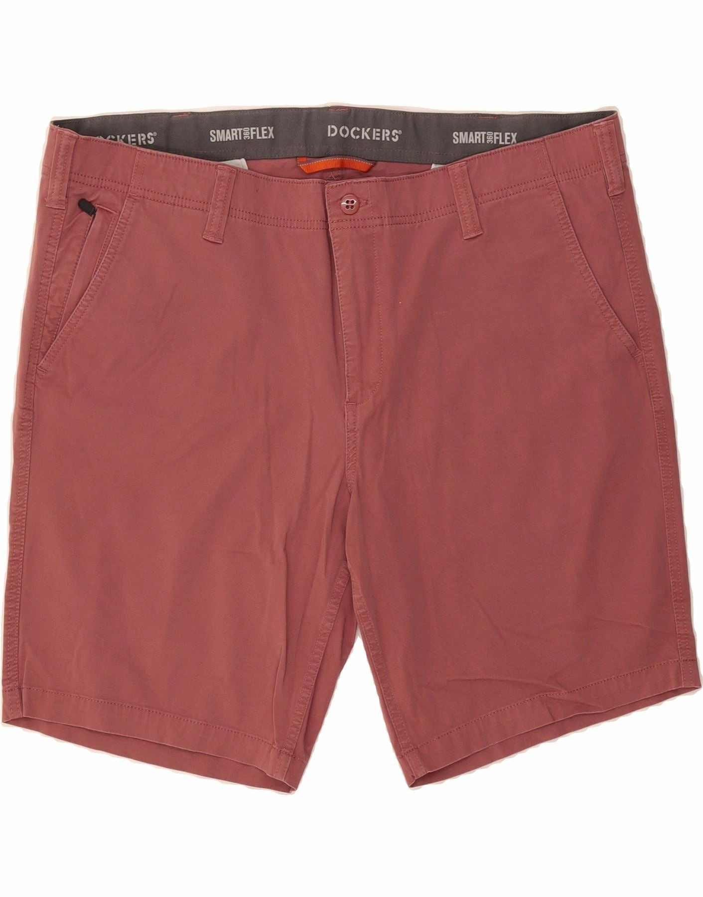 DOCKERS Mens Chino Shorts W42 2XL Maroon Cotton Playful Style