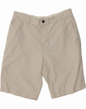 DOCKERS Mens Cargo Shorts W33 Medium Off White Cotton Outdoor Wear