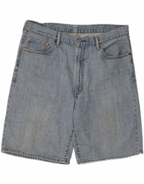 LEVI'S Mens 550 Denim Shorts W40 XL Blue Everyday Wear desert style