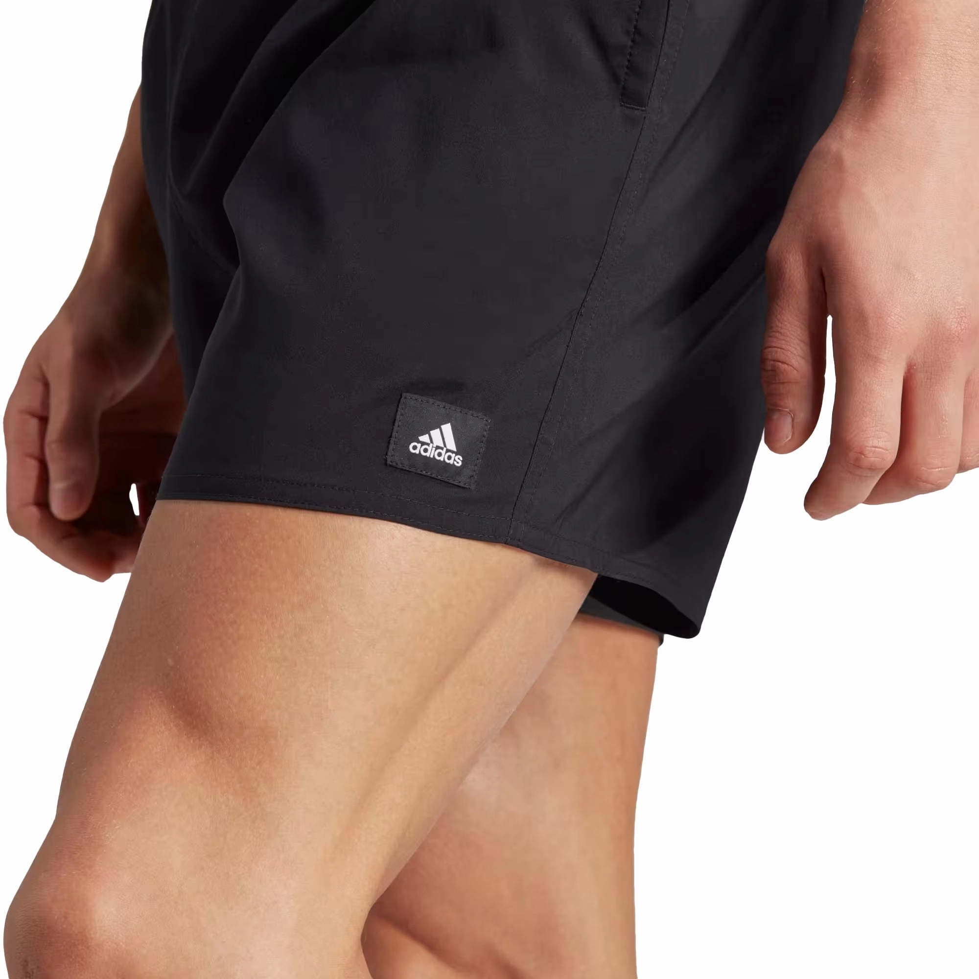 Seasonal Pick Beach Moments adidas Solid CLX Mens Swim Shorts - Black