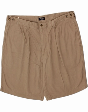 DOCKERS Mens Chino Shorts W42 2XL Beige Cotton Casual Comfort