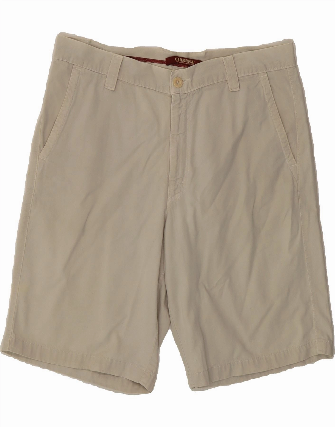 boots CARRERA Mens Chino Shorts IT 50 Large W34 Beige Cotton