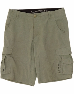 RIP CURL Mens Cargo Shorts W34 Large  Green Anniversary Gift TaglessLabeling
