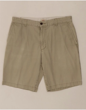 Versatile Style Layered Hem Detail DOCKERS Mens Cargo Shorts W34 Large  Beige Cotton