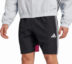 rhinestone accents adidas Tiro 25 Essentials Woven Mens Training Shorts - Black