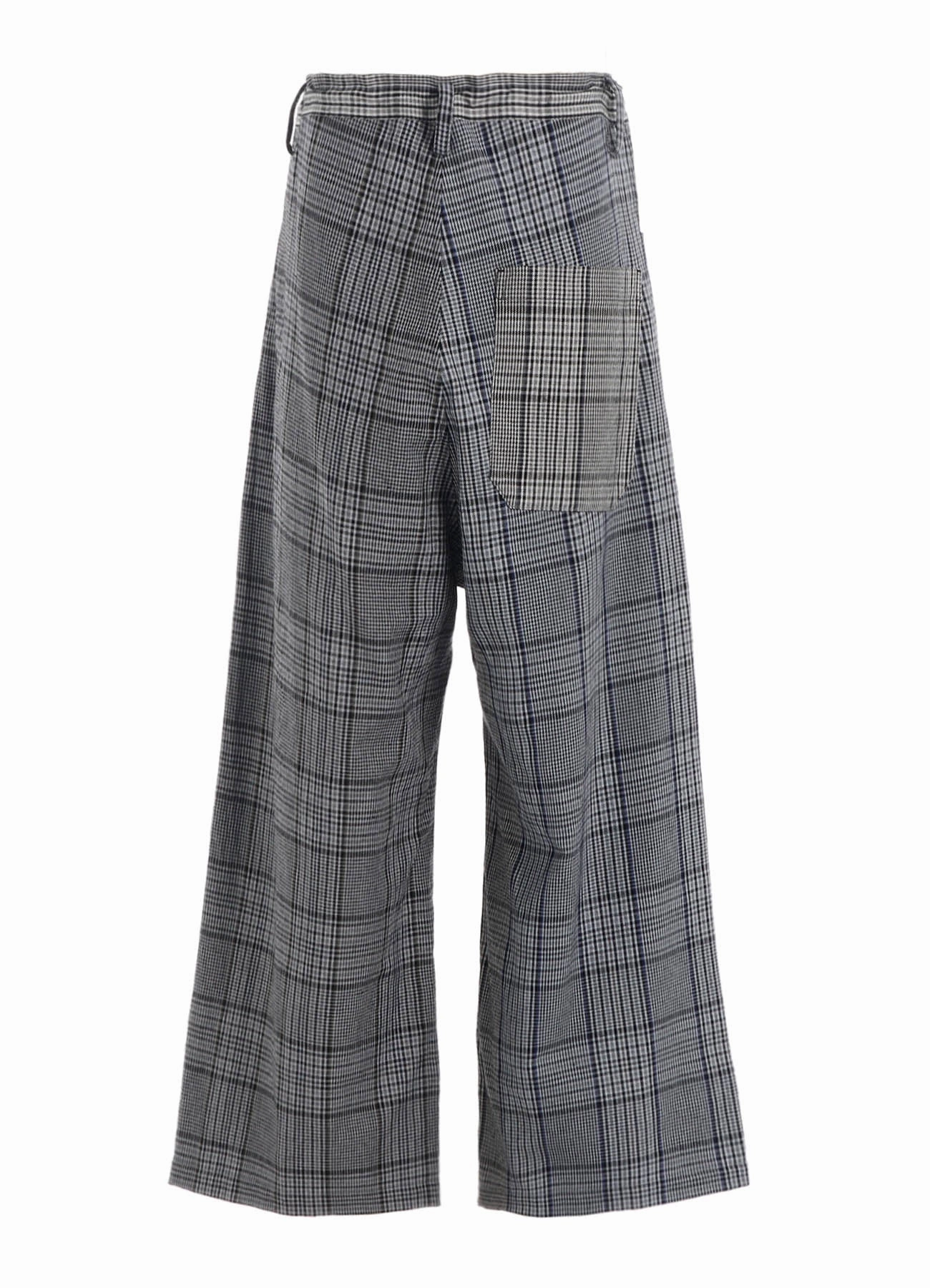 Dynamic Fit GRID PLAID LONG STRAIGHT PANTS