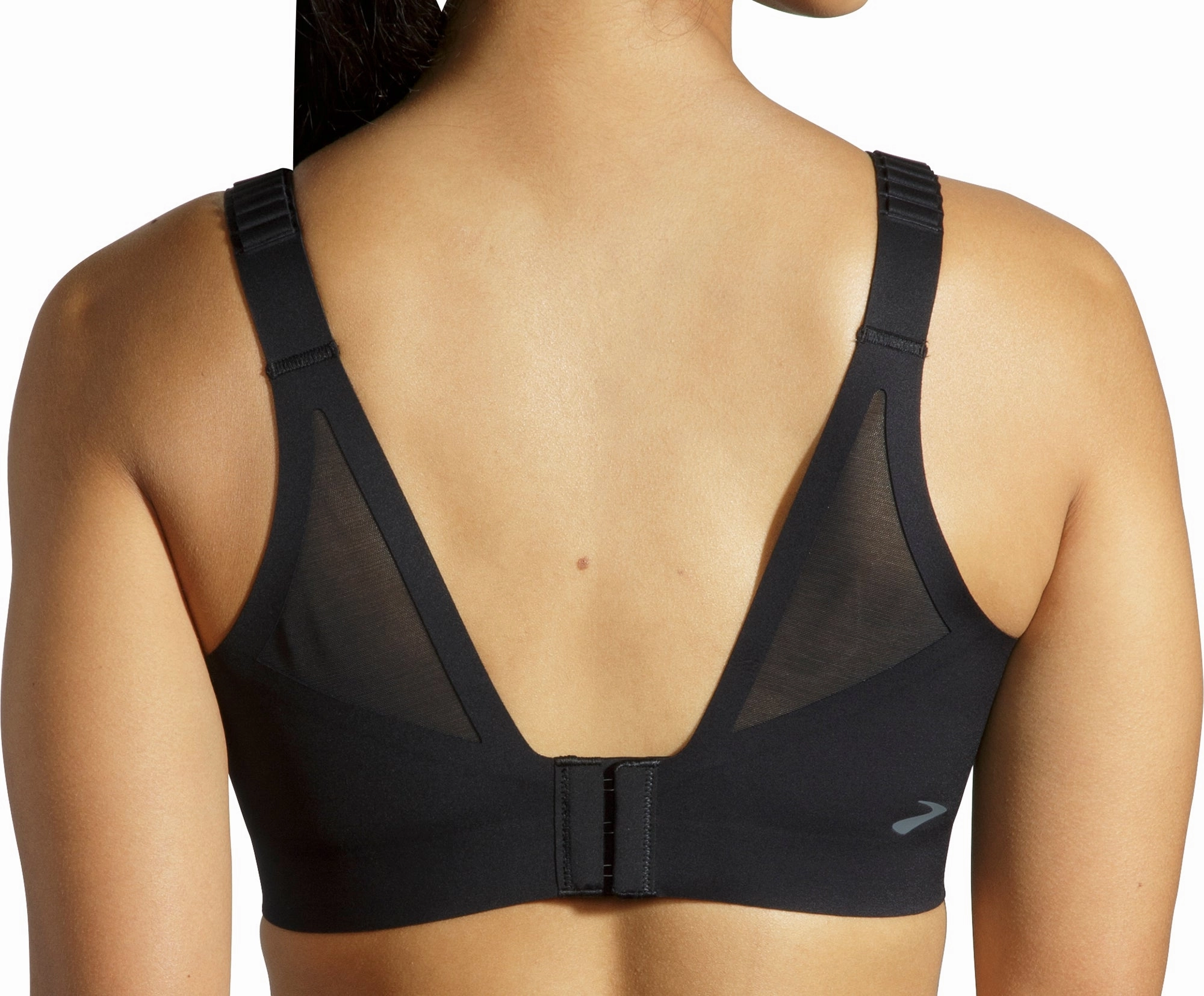 Sweat Absorbent Lining Brooks Scoopback 2.0 Womens Sports Bra - Black