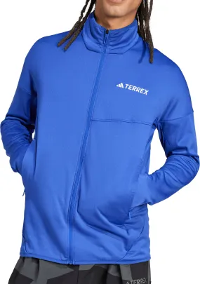City Edge adidas Terrex Xperior ClimaWarm Light Fleece Mens Walking Jacket - Blue