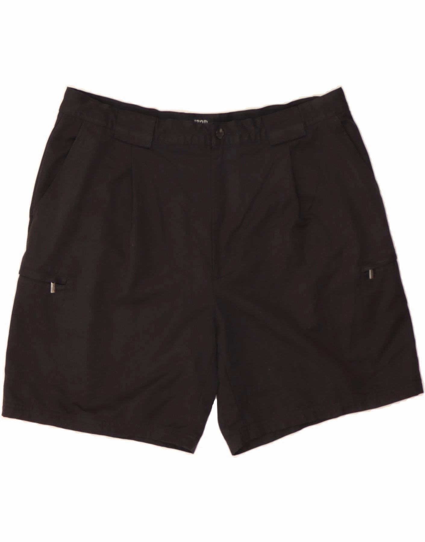 IZOD Mens Cargo Shorts W40 XL Black Polyester affordable choice
