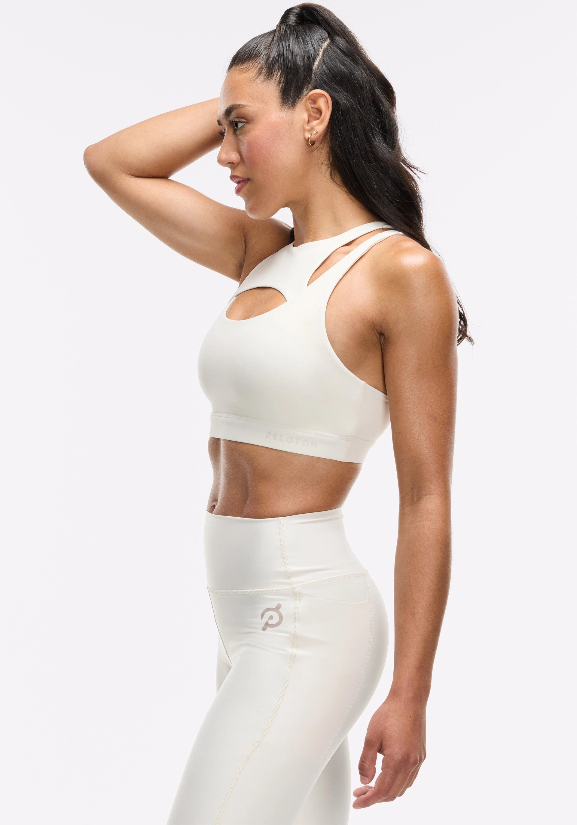 Striped activewear Cadent Shimmer Glaze Cut Out Bra