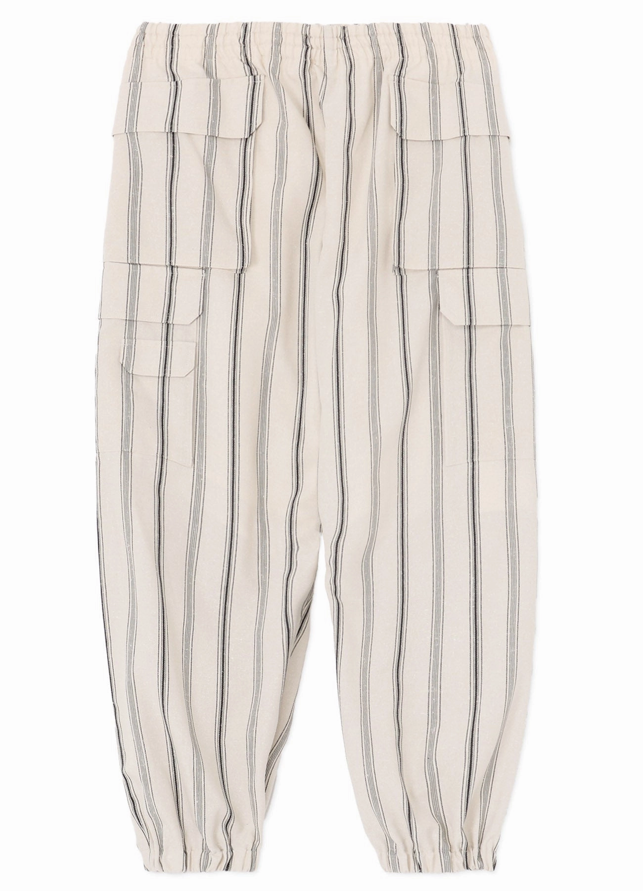 Mesh Lined Comfy Look HARD TWISTED STRIPE POCKET PANTS