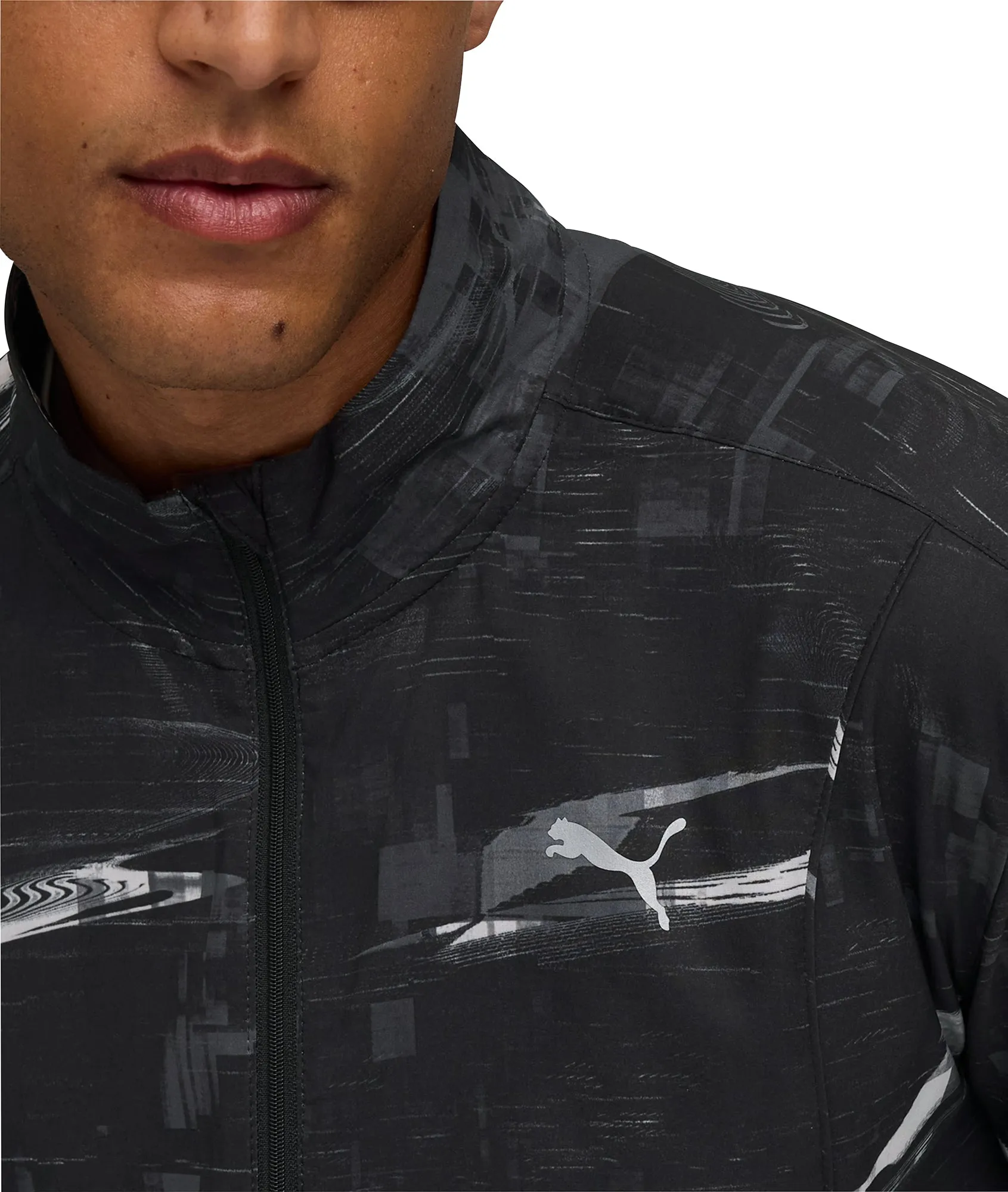 ski holiday Puma Velocity Mens Running Jacket - Black