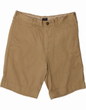 Classic Comfort Urban Flex J. CREW Mens Gramercy Chino Shorts W31 Medium Beige Cotton