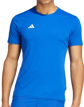 On-the-Go Comfort adidas Adizero Essentials Short Sleeve Mens Running Top - Blue