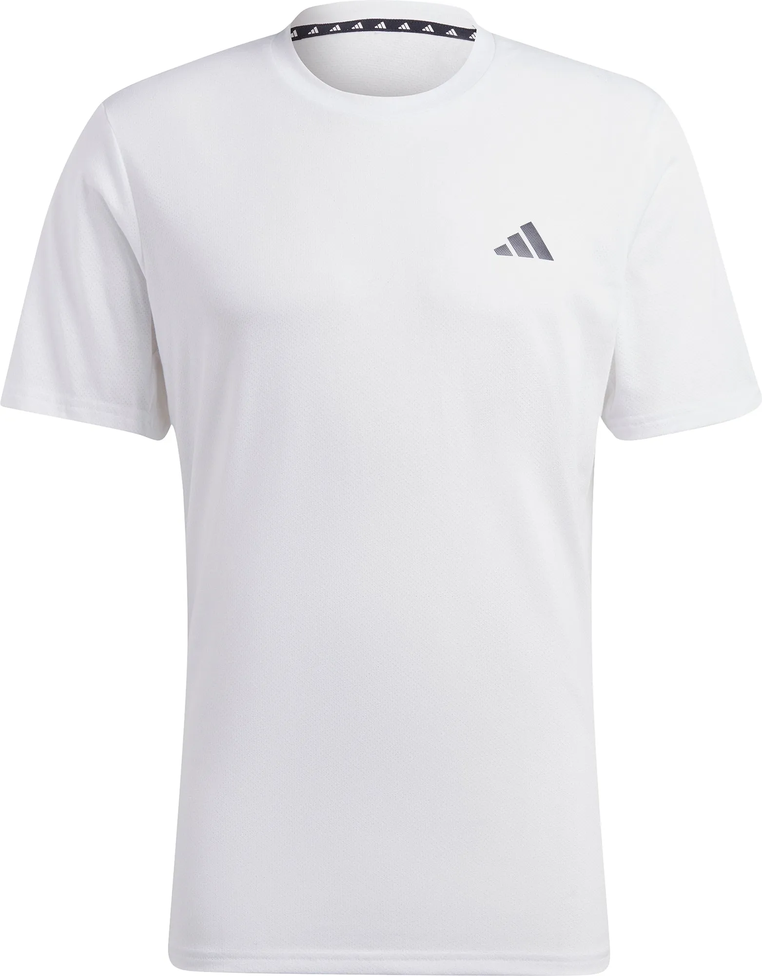 adidas Train Essentials Comfort Short Sleeve Mens Training Top - White Chill Vibes V neck style