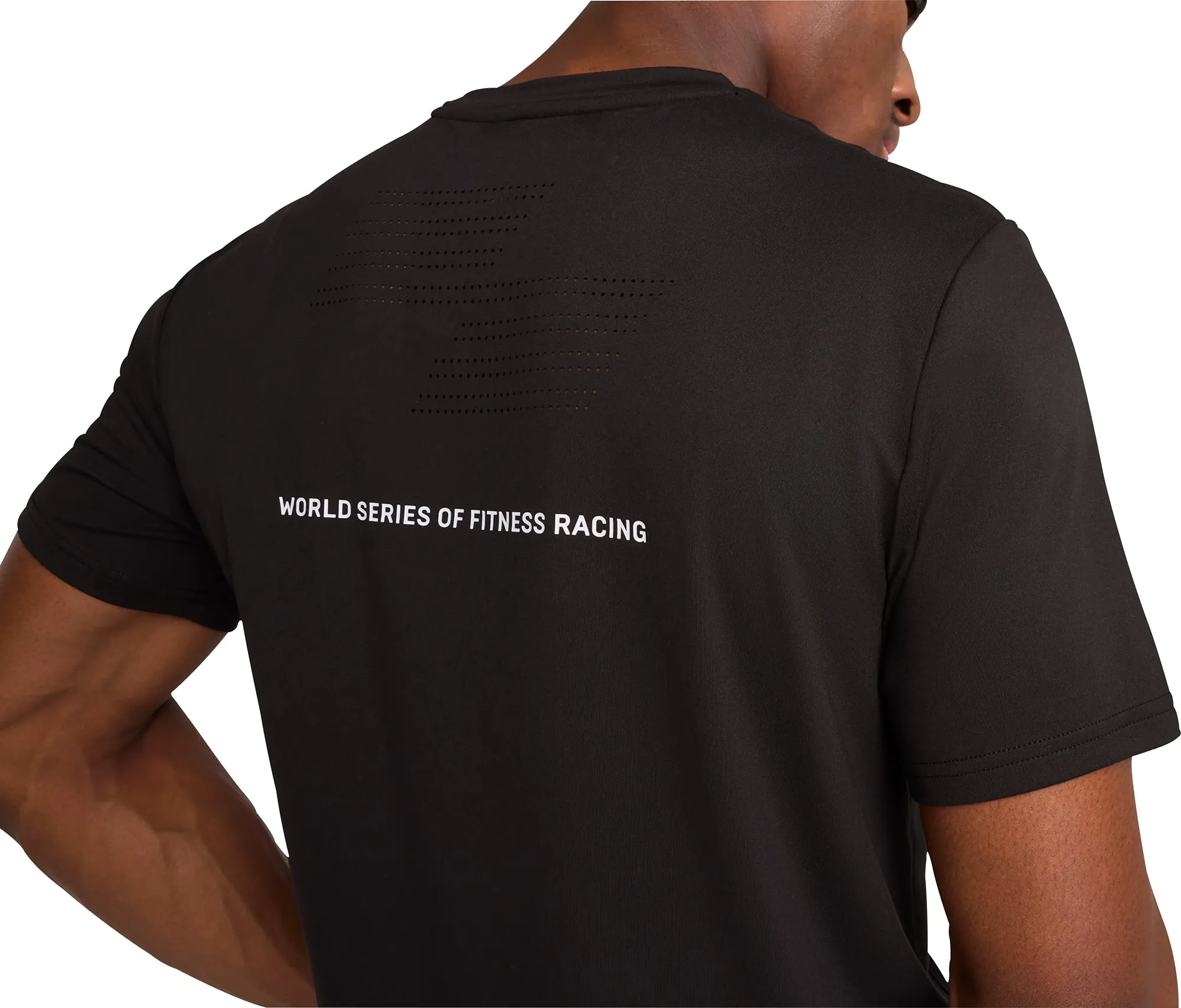 Puma X HYROX Cloudspun Short Sleeve Mens Training Top - Black Comfy Look