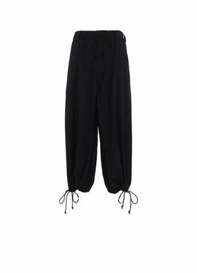 Comfy Vibes Slim Profile WASHER WOOL GABARDINE HAKAMA BALLOON PANTS