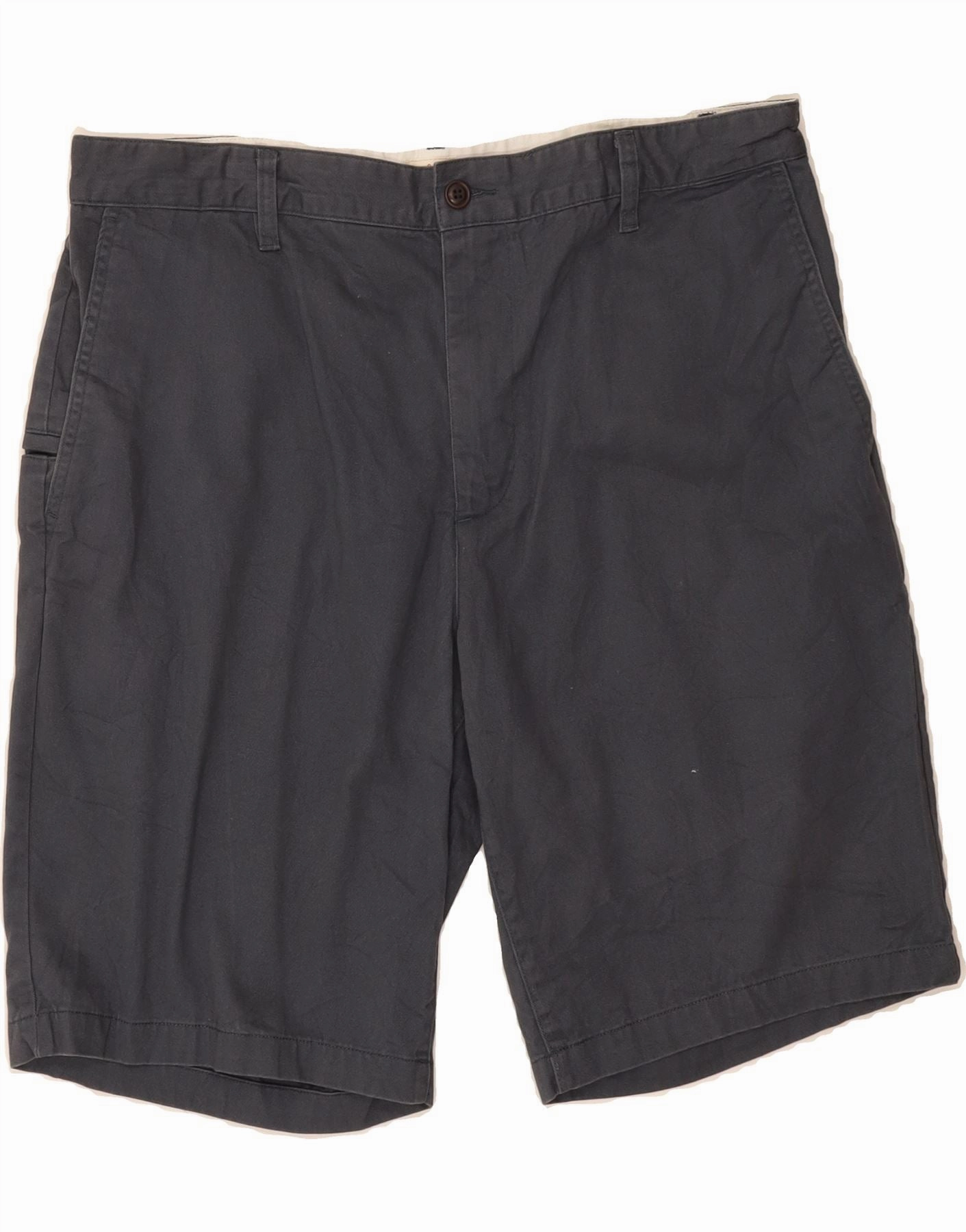 Relaxed Cut DOCKERS Mens Chino Shorts W36 Large Navy Blue Cotton