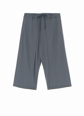 ReflectiveTrim Versatile Style HIGH-GAUGE POLYESTER SMOOTH JERSEY  LAYERED PANTS