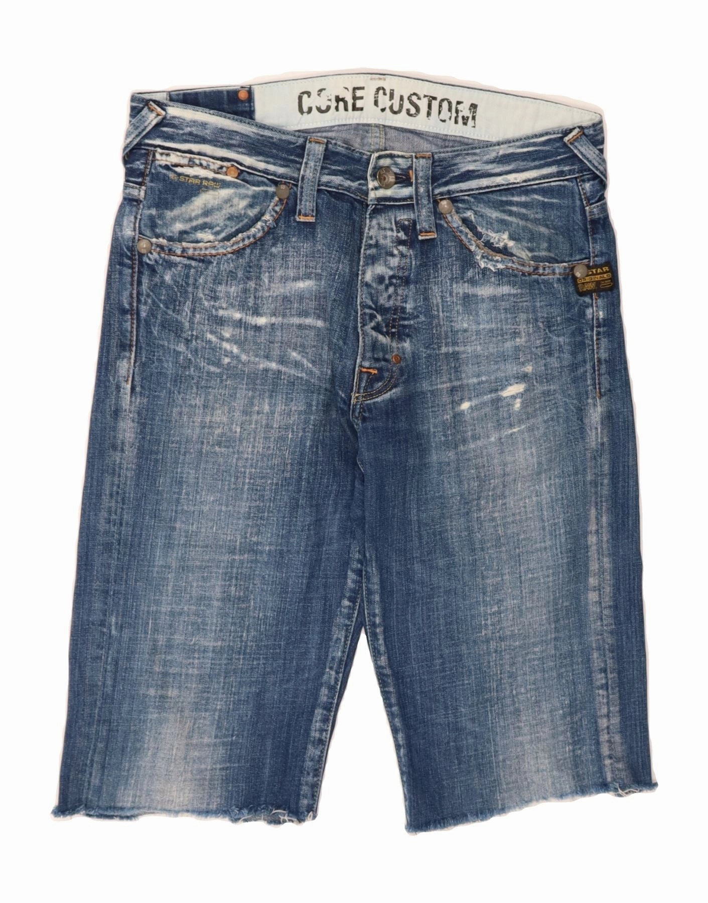 snowboard clothing Flexible Cut G-STAR Mens Denim Bermuda Shorts W31 Medium  Blue