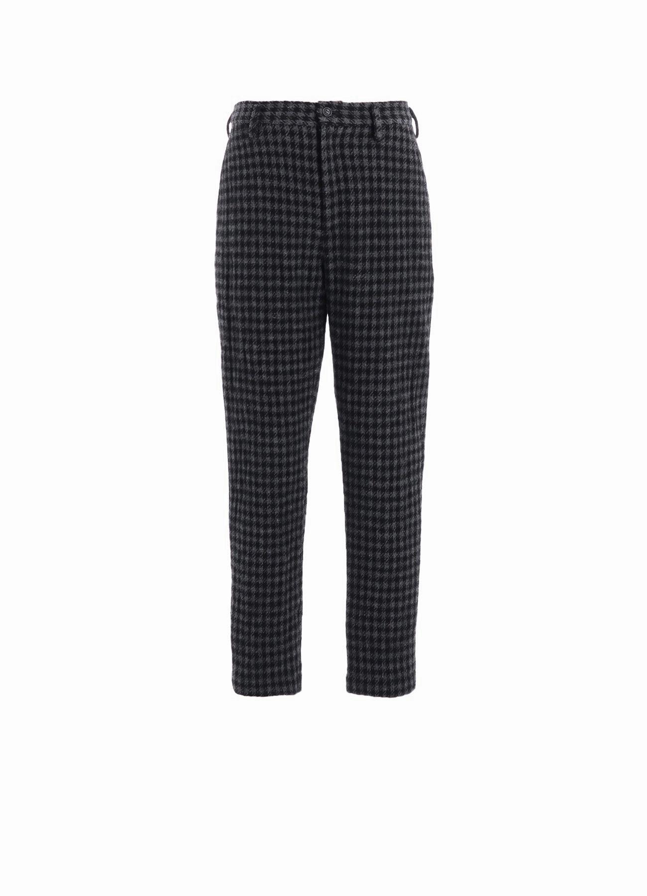 Smooth Fabric SMALL HOUNDSTOOTH BASIC SLIM PANTS A