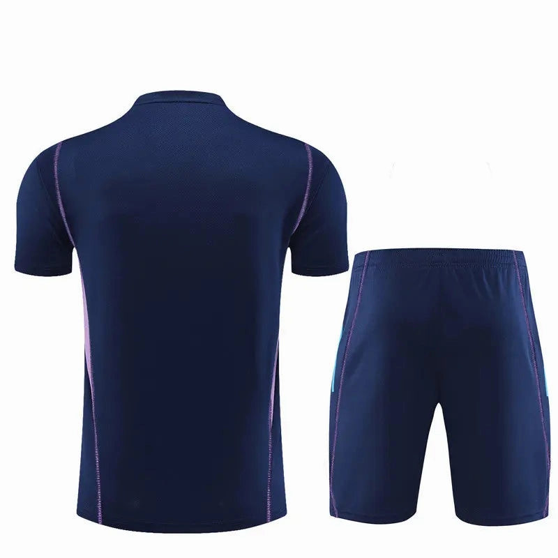 Sporty Layers Affordable Argentina Short Sleeve Training Suit For Men T-shirt/short
