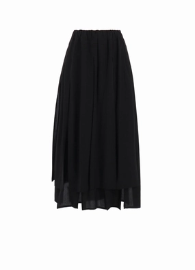 OdorResistant Chilly Weather Wear POPLIN PANELED SKIRT